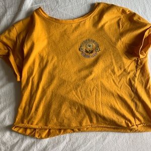 COPY - 🌞Bright Yellow Billabong Crop Top